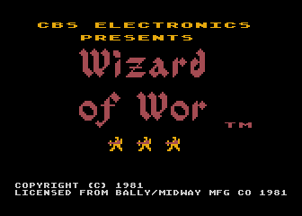 Wizard of Wor screenshot 3 for Atari 5200